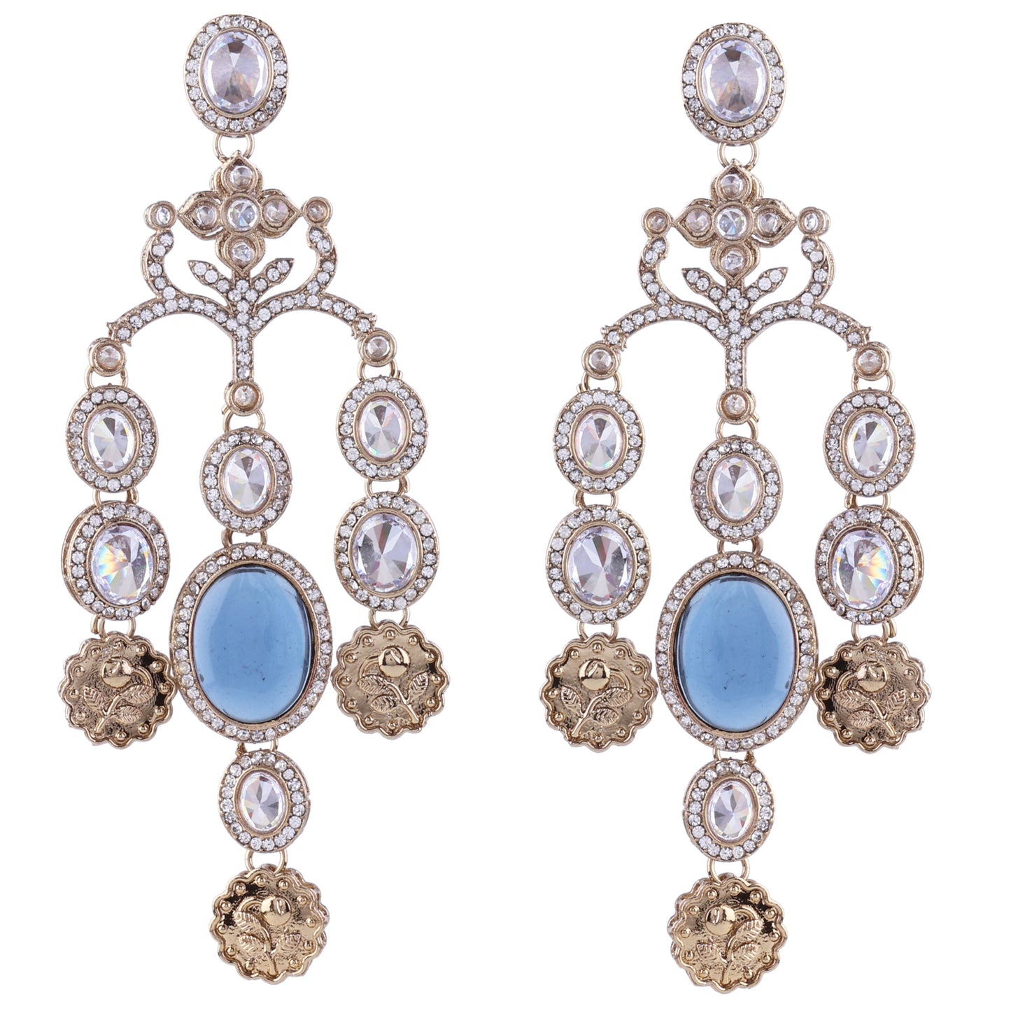 Blue Kiara Designer Earring