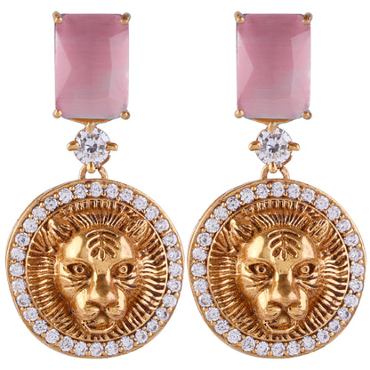 Matte Blush Shriya Designer Earring