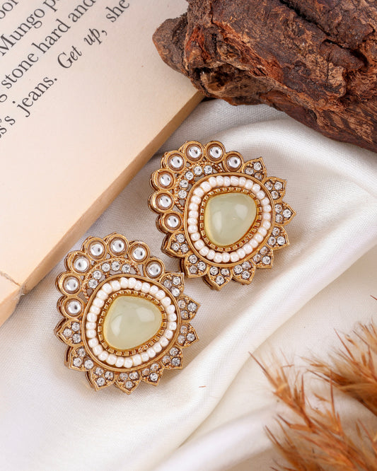 Olive Snehal Premium Stud Earring