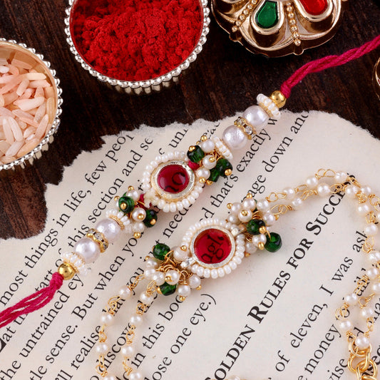 Pihu Bhaiya Bhabhi Rakhi with Tilak Set and Card