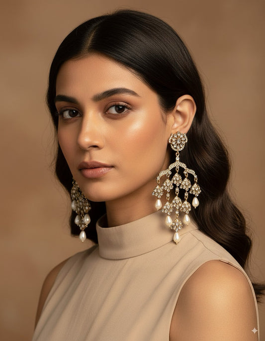 Pre Order - Ahsas Designer Premium Earring
