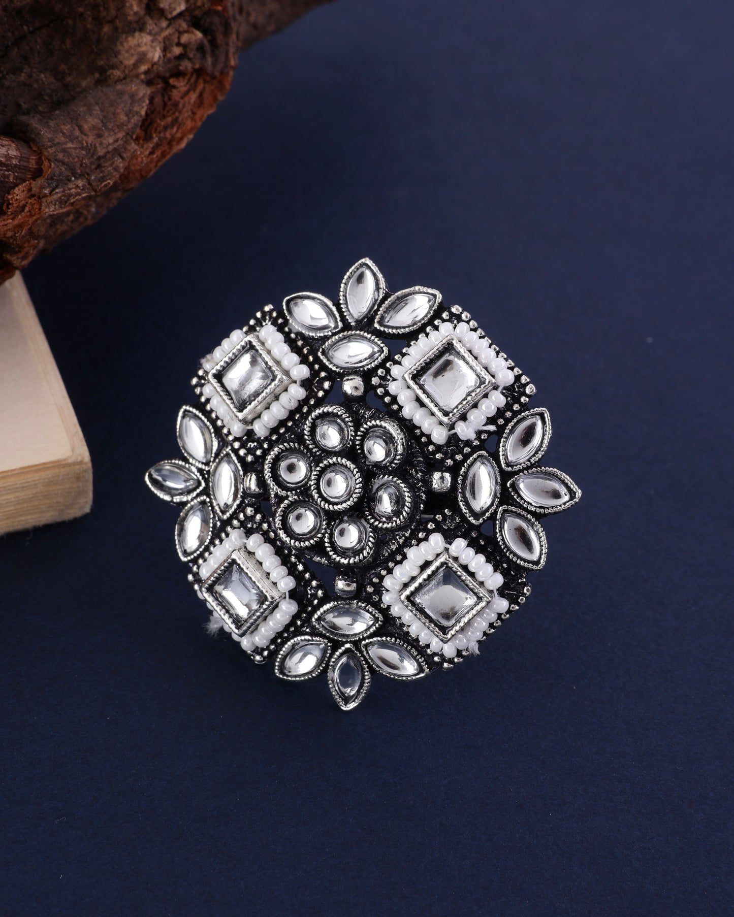 Keshav Boho Statement Ring