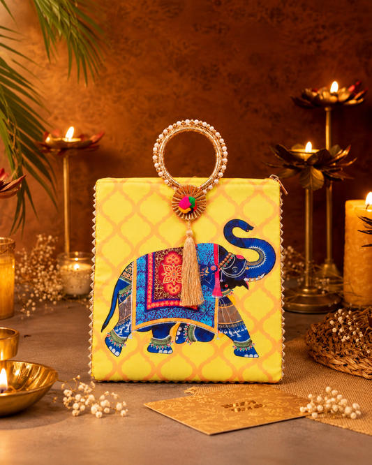 Yellow Nimisha Hamper Bag