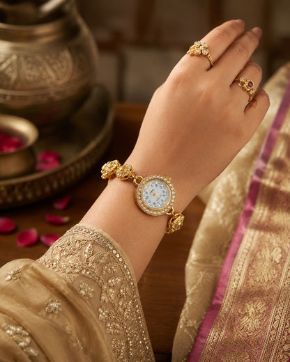 Kshirja Heritage Kashmiri Ethnic Bracelet Watch for Women