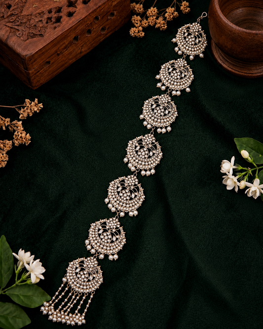 Pearl Avanti Head Chain Braid Jewellery