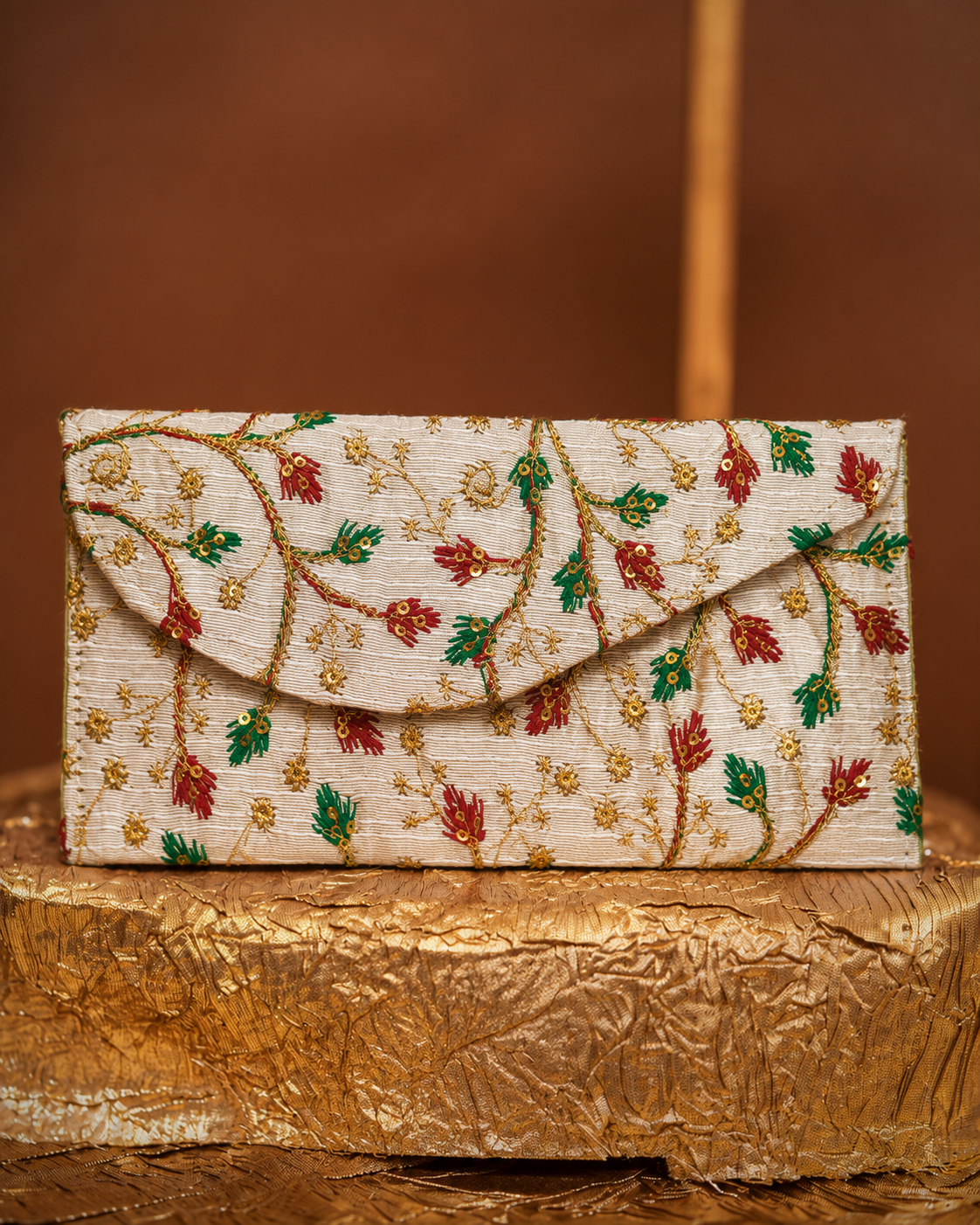 Ethnic Embroidered Cash Envelope For Shagun