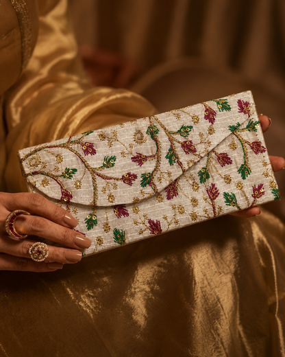 Ethnic Embroidered Cash Envelope For Shagun