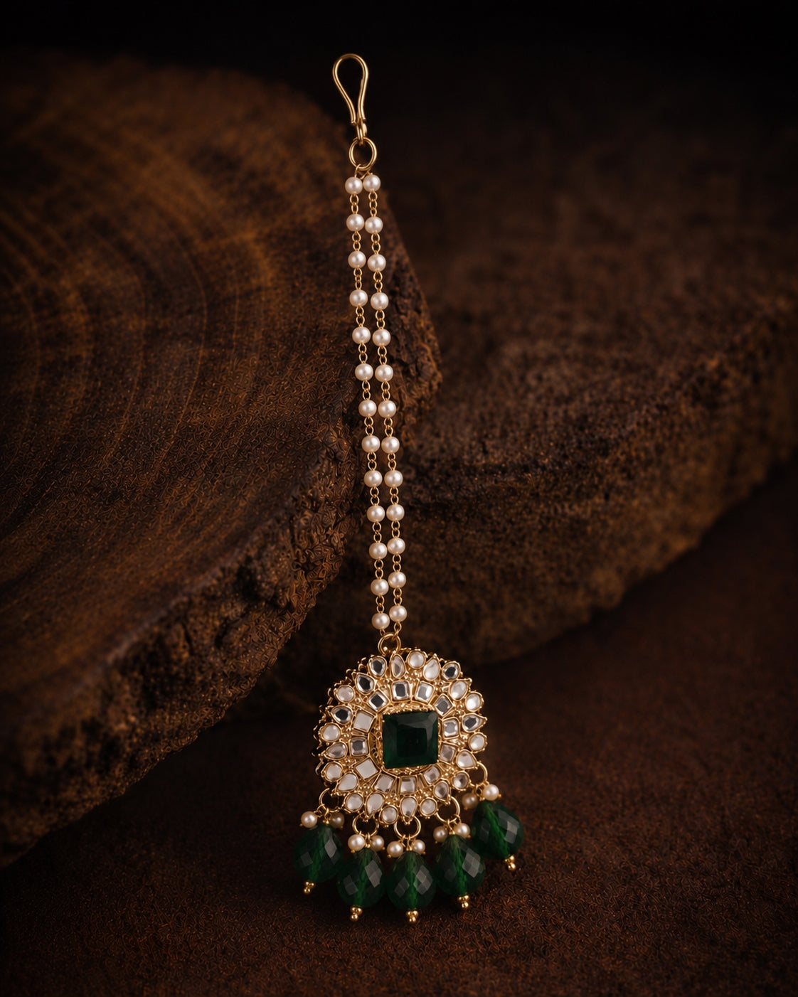 Green Avreet Mirror Mangteeka