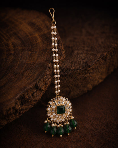 Green Avreet Mirror Mangteeka