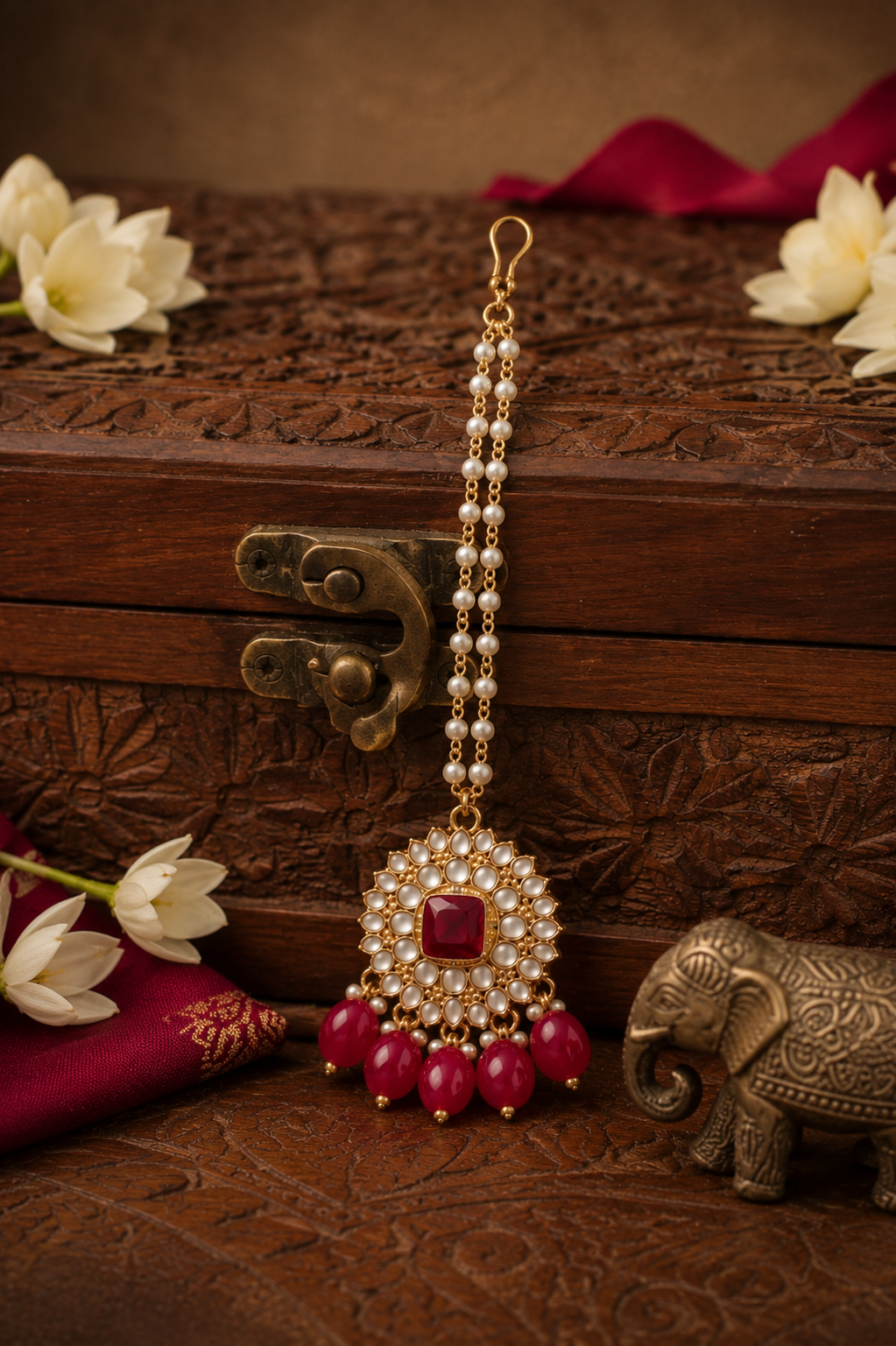 Pink Avreet Mirror Mangteeka