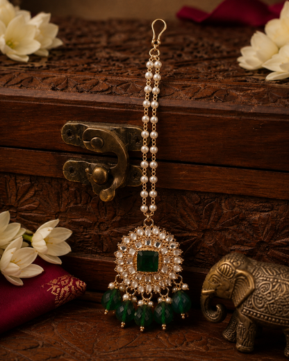 Green Avreet Mirror Mangteeka