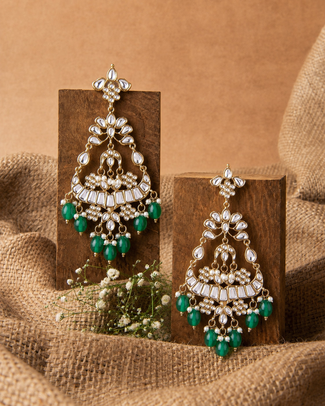 Green Arudhita Premium Designer Earring