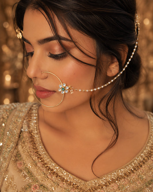 Green Suhana Bridal Nath