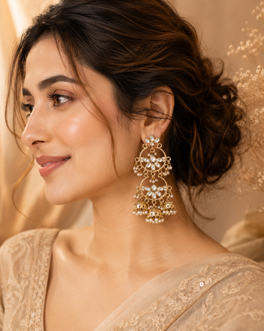 Pearl Hiral Premium Designer Earring