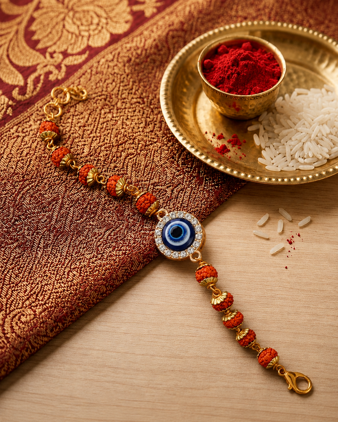 Advit Rudraksh Evil Eye Bracelet