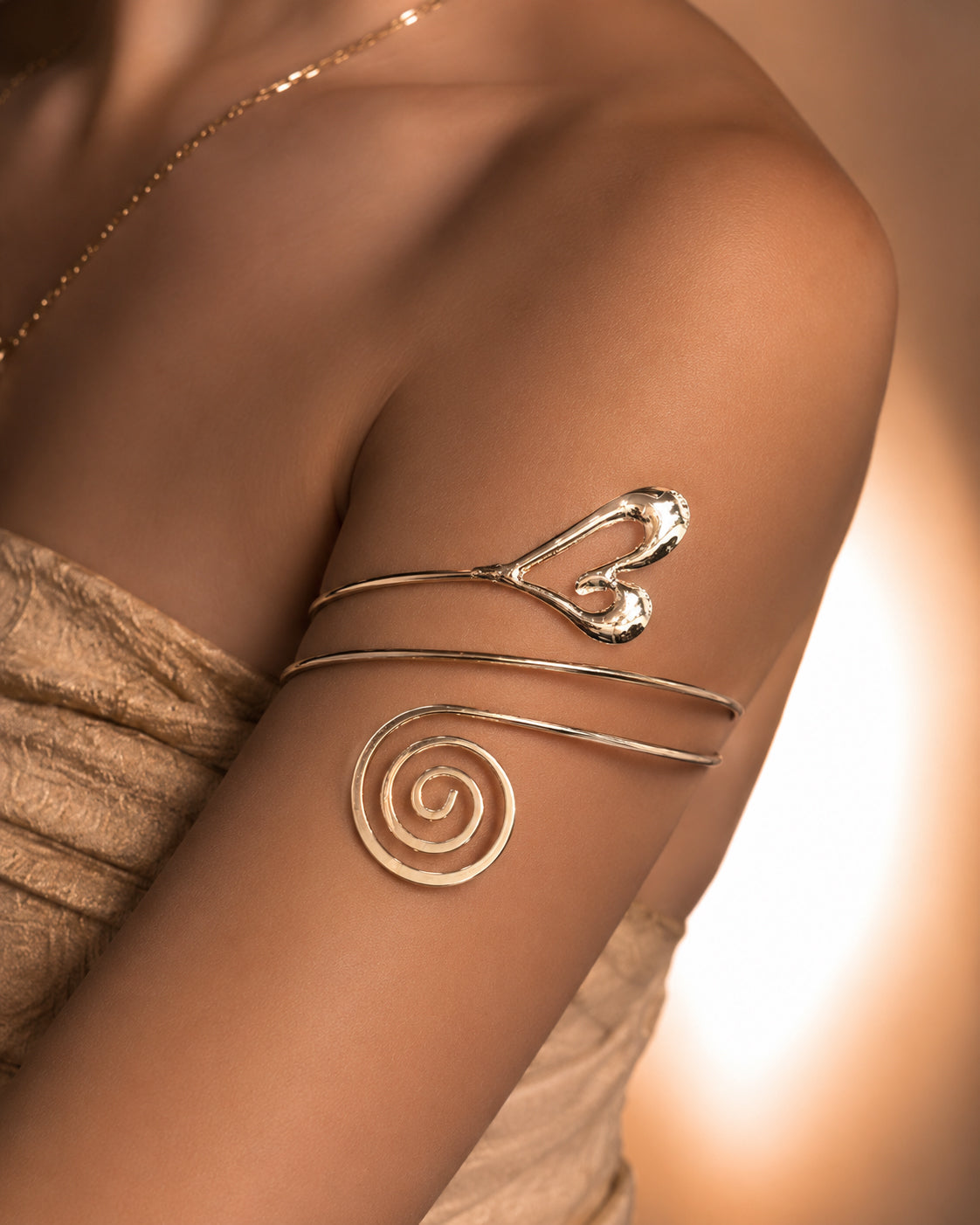 Vivienne Layered Arm Cuff / Armlet