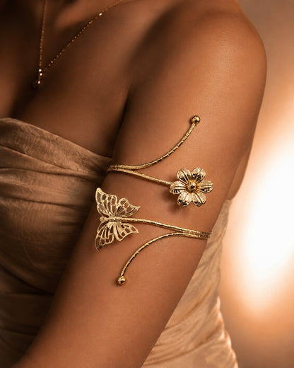 Jolie Layered Arm Cuff / Armlet