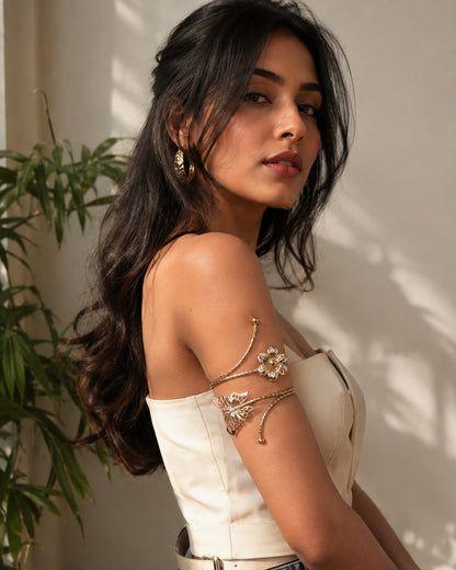 Jolie Layered Arm Cuff / Armlet
