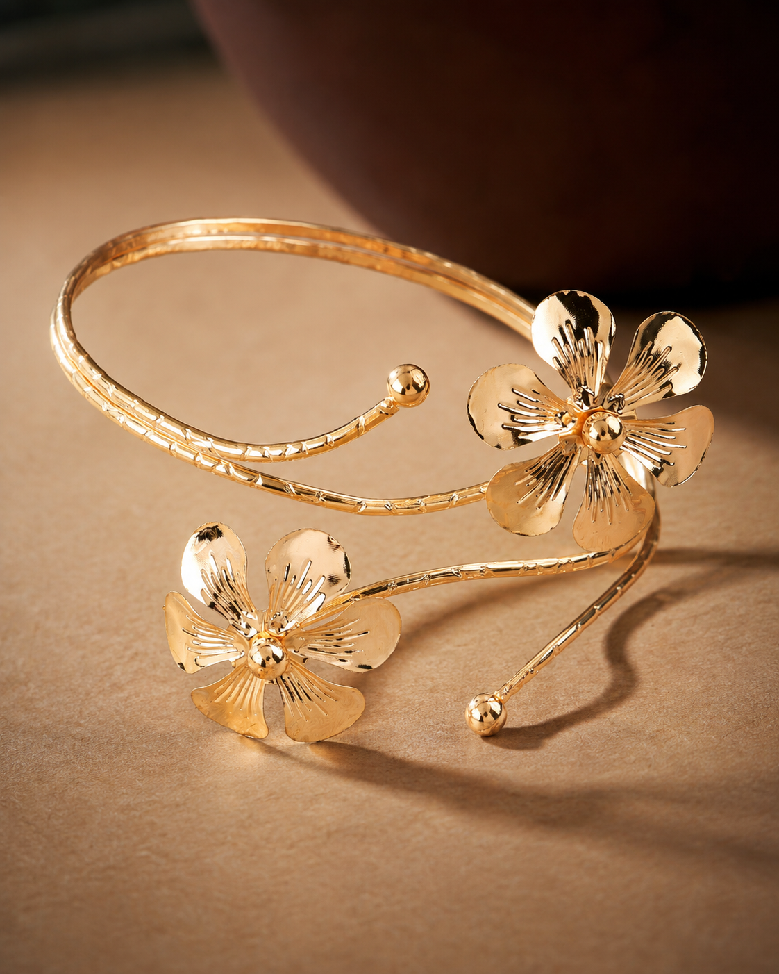 Elodie Layered Arm Cuff / Armlet