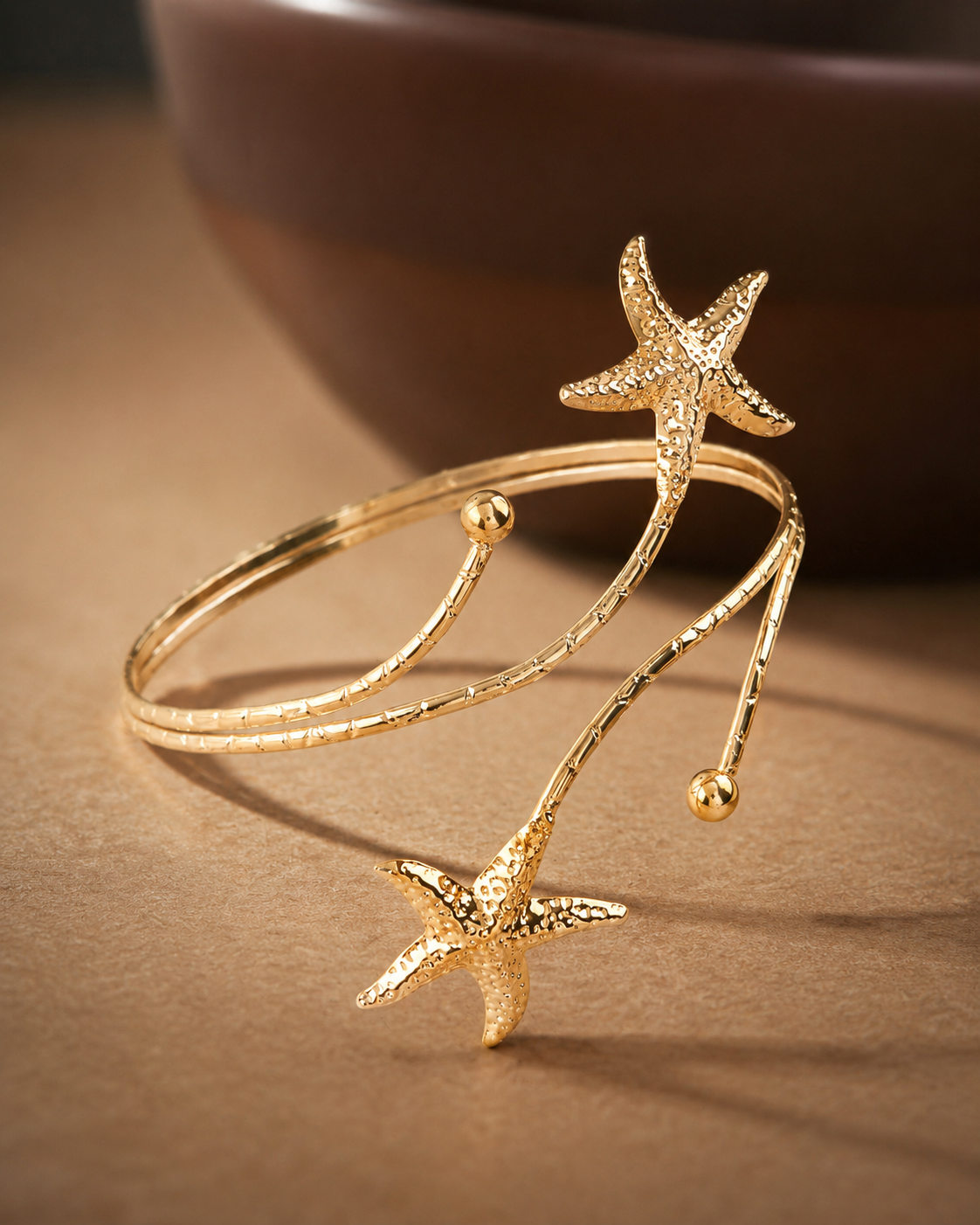 Noémie Layered Arm Cuff / Armlet