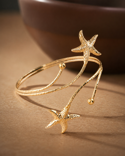 Noémie Layered Arm Cuff / Armlet