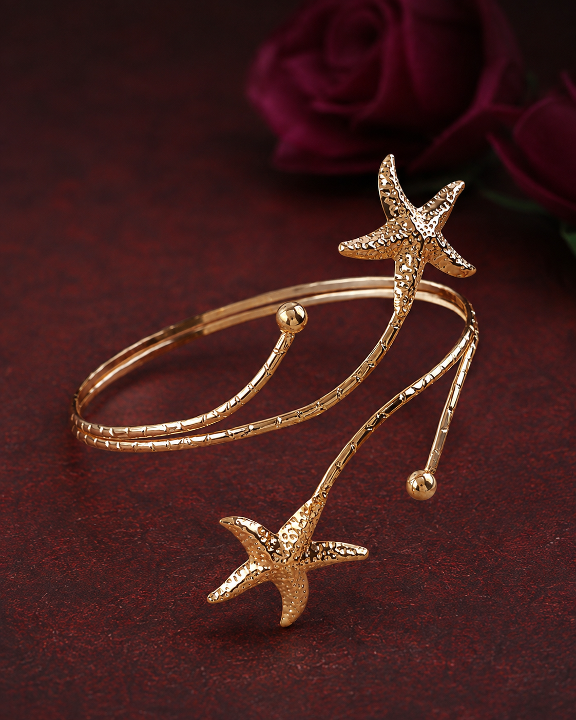 Noémie Layered Arm Cuff / Armlet