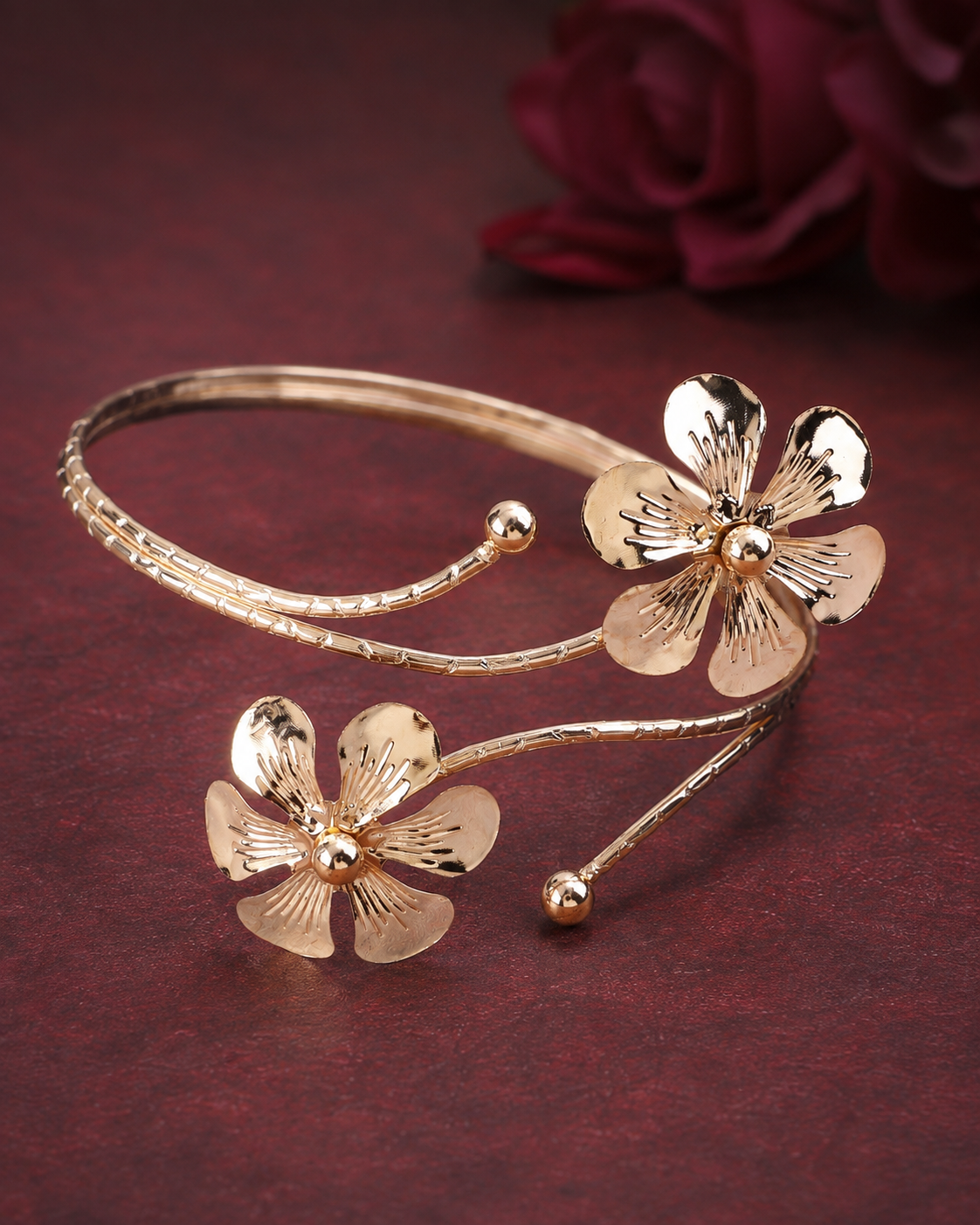 Elodie Layered Arm Cuff / Armlet
