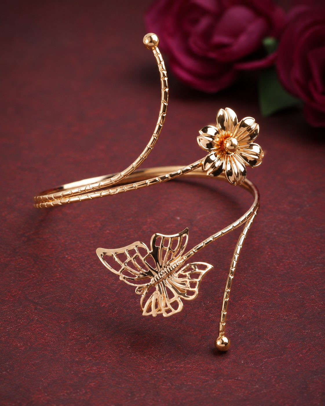 Jolie Layered Arm Cuff / Armlet