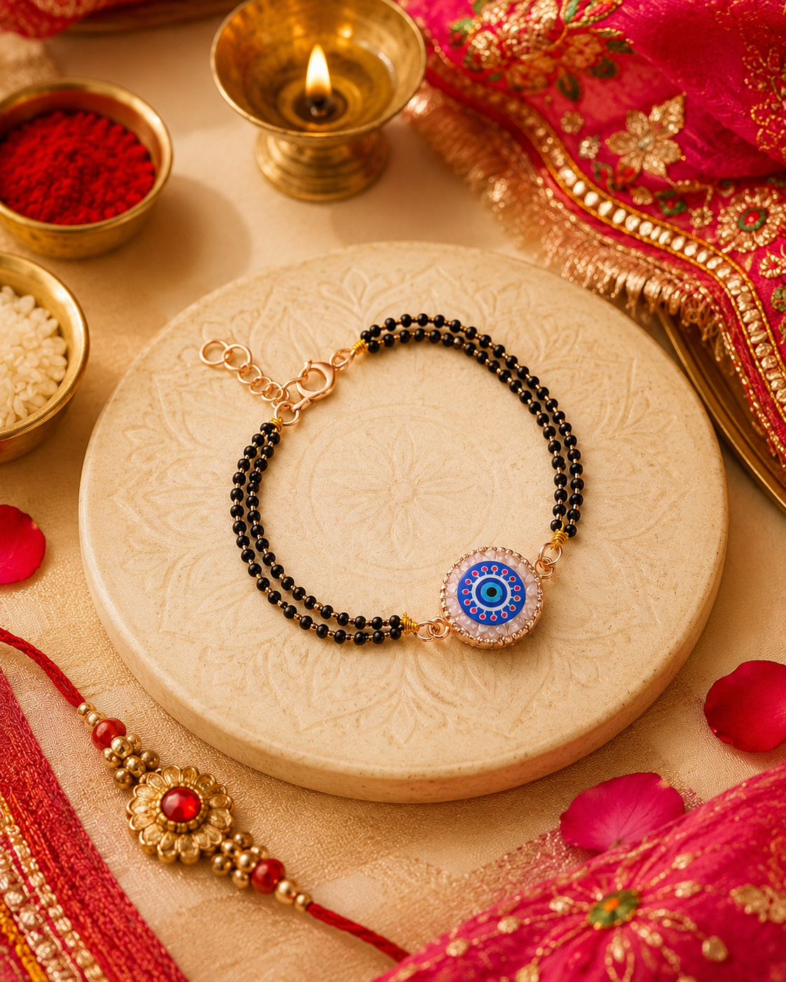 Hemika Bhabhi Evil Eye Hand Mangalsutra