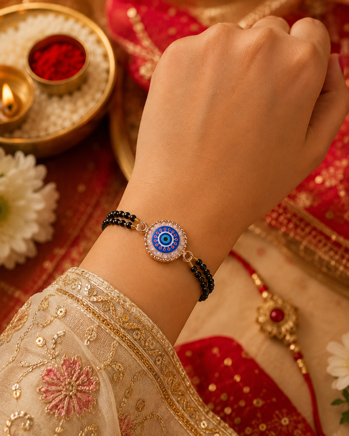 Hemika Bhabhi Evil Eye Hand Mangalsutra