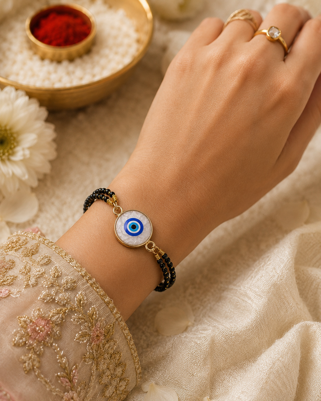 Kanakya Bhabhi Evil Eye Hand Mangalsutra