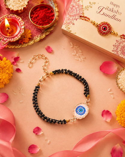 Maheshi Bhabhi Evil Eye Hand Mangalsutra