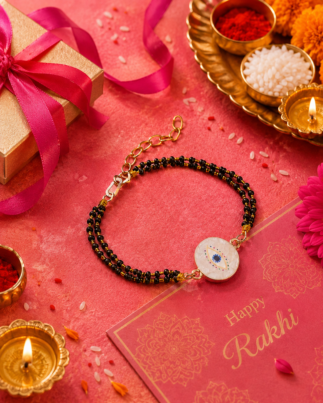 Tarisha Bhabhi Evil Eye Hand Mangalsutra