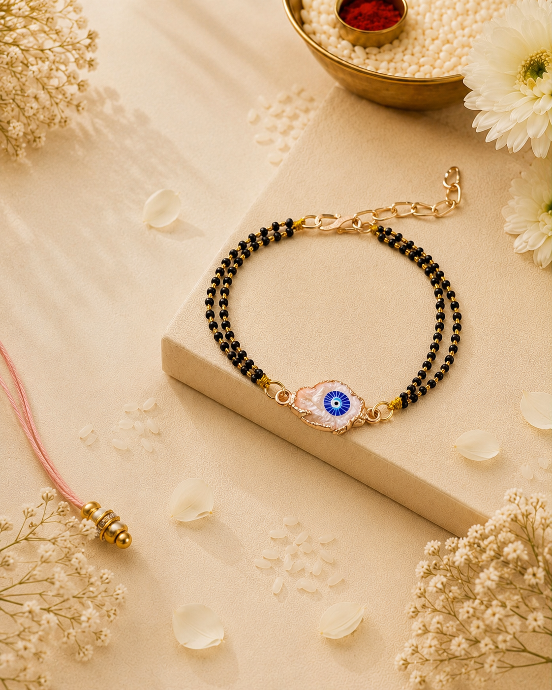 Abeer Bhabhi Evil Eye Hand Mangalsutra
