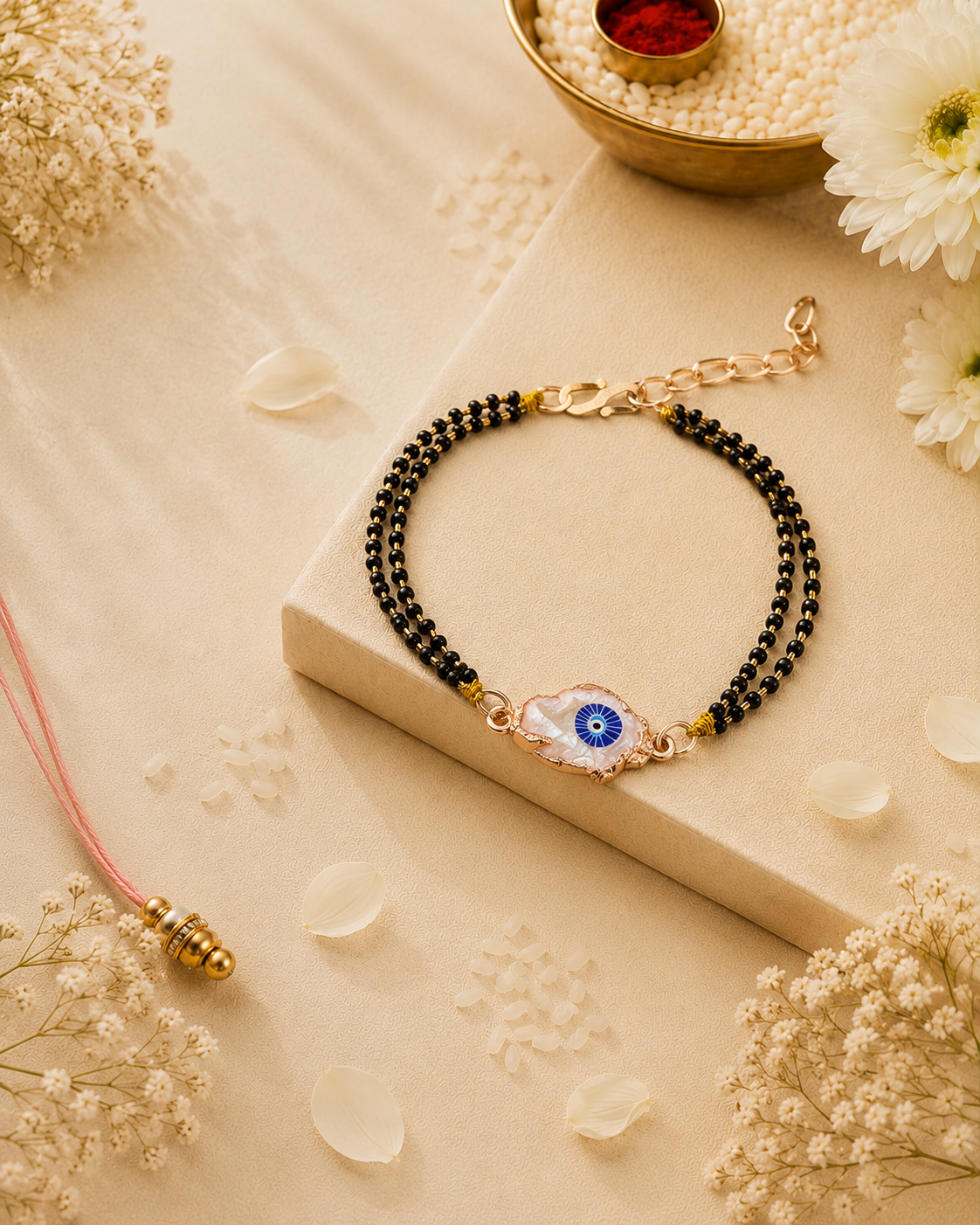 Abeer Bhabhi Evil Eye Hand Mangalsutra