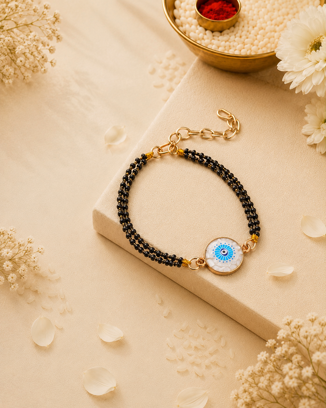 Swarnima Bhabhi Evil Eye Hand Mangalsutra