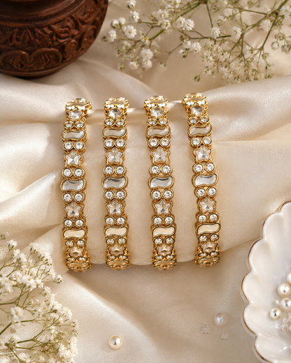 Radha Mirror Bangle Set of 4