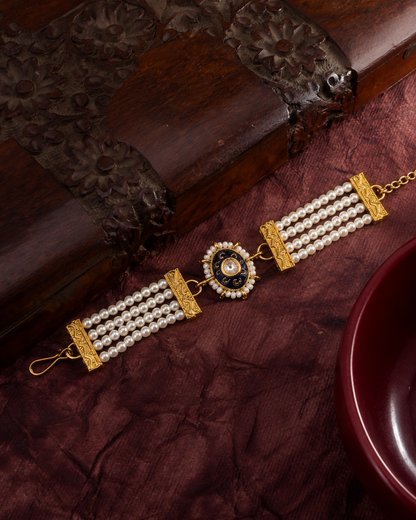 Blue Anik Bracelet Rakhi | Tilak Set Included