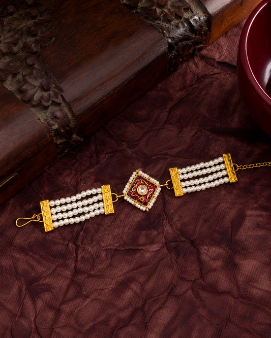 Red Ishir Bracelet Rakhi | Tilak Set Included