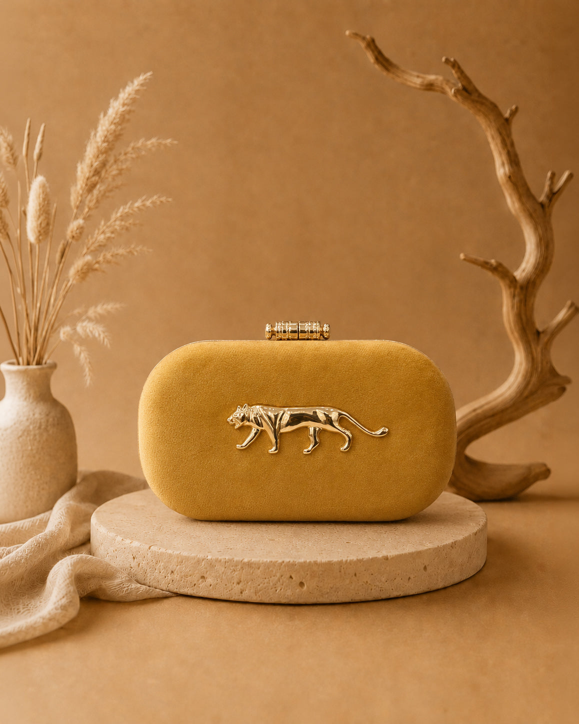 Golden Sabya Inspired Clutch Sling