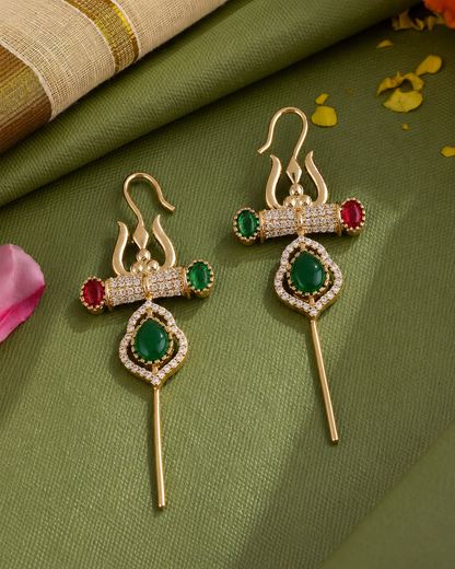 Multi Krisha Designer Ear-cuff Earring