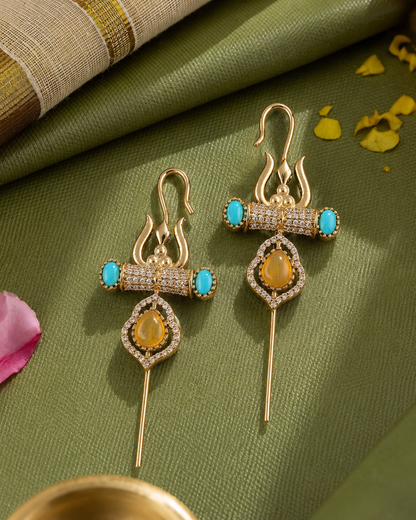 Pastel Krisha Designer Ear-cuff Earring