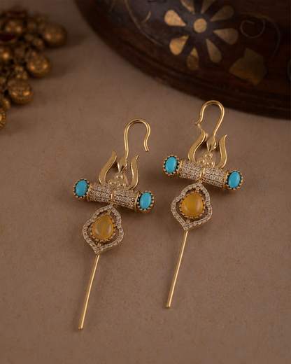 Pastel Krisha Designer Ear-cuff Earring