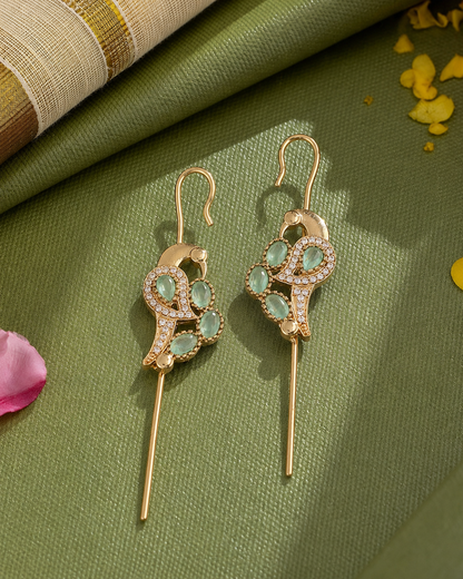 Mint Soreya Designer Ear-cuff Earring