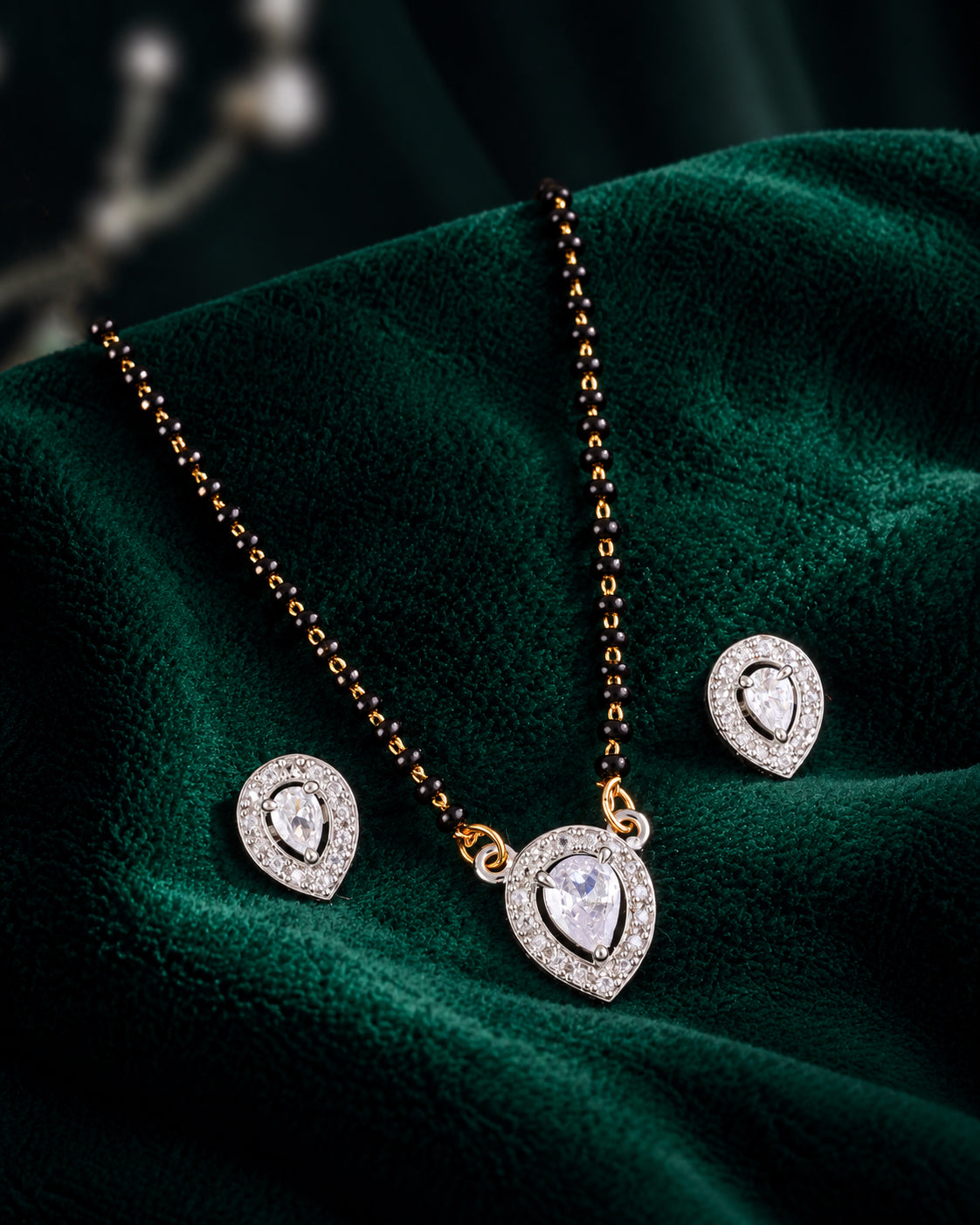 Dakshita American Diamond Mangalsutra Set