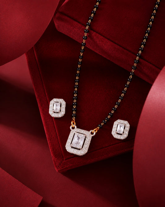 Anwita American Diamond Mangalsutra Set