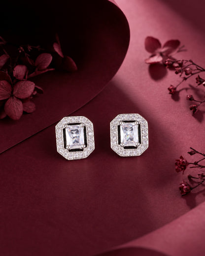 Jivanshi American Diamond Stud Earring