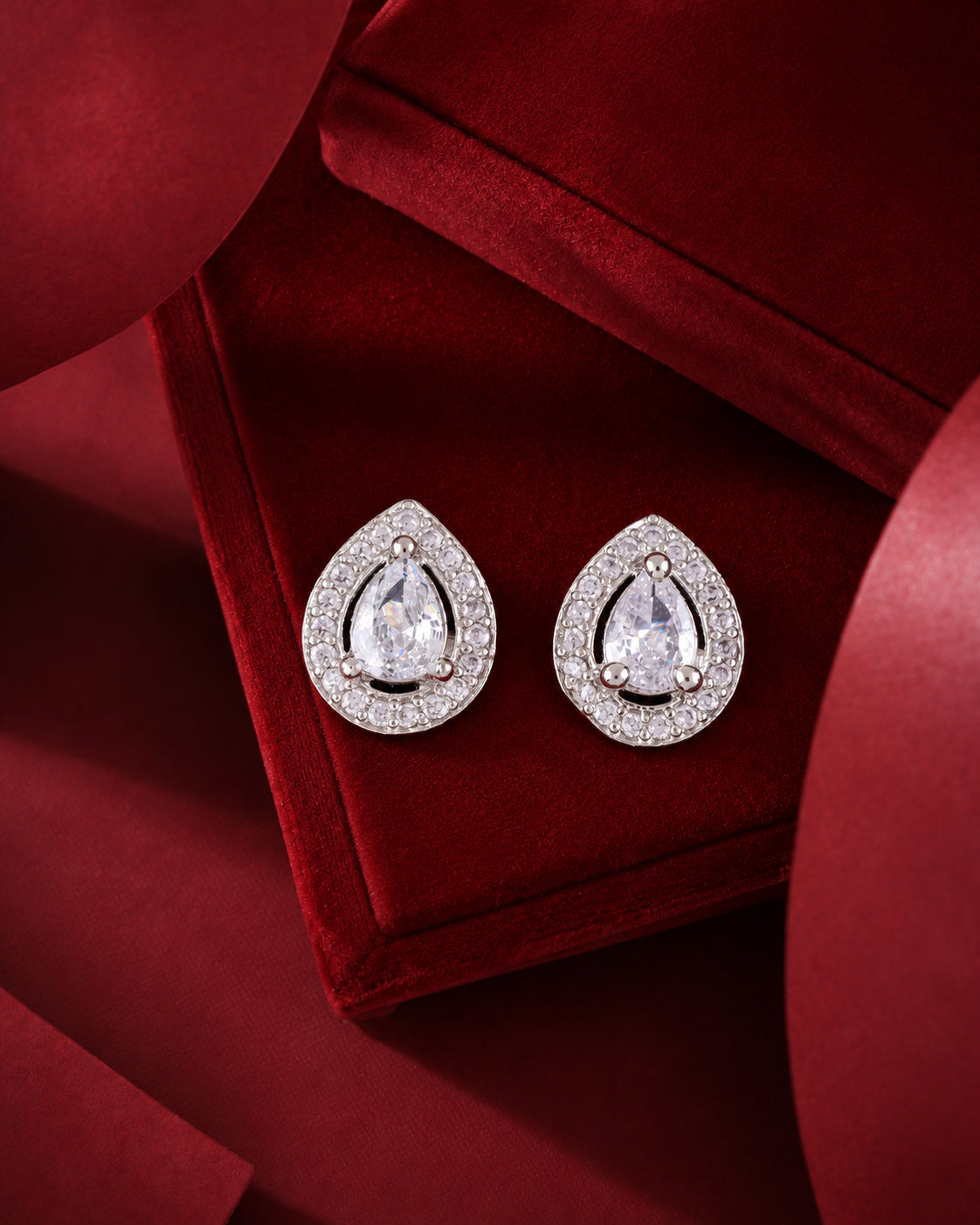 Mahishi American Diamond Stud Earring