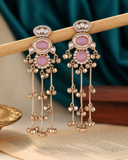 Blush Rajvalli Kashmiri Look Ghunghru Jhumka Earring
