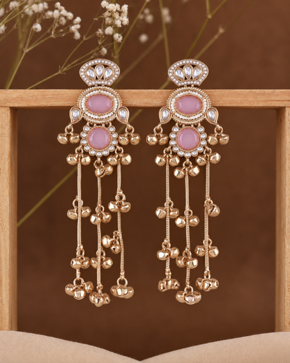 Blush Rajvalli Kashmiri Look Ghunghru Jhumka Earring